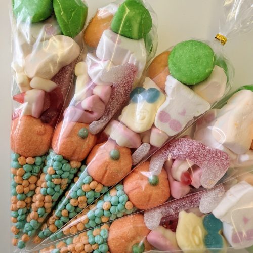 Halloween Spooky Themed Sweet Cones